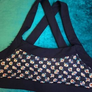 NWOT FABLETICS Floral Print Sports Bra SIZE S/M